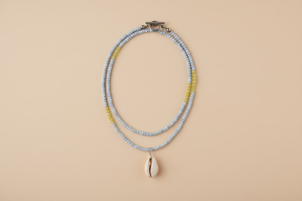 Sea Jasper Wrap necklace