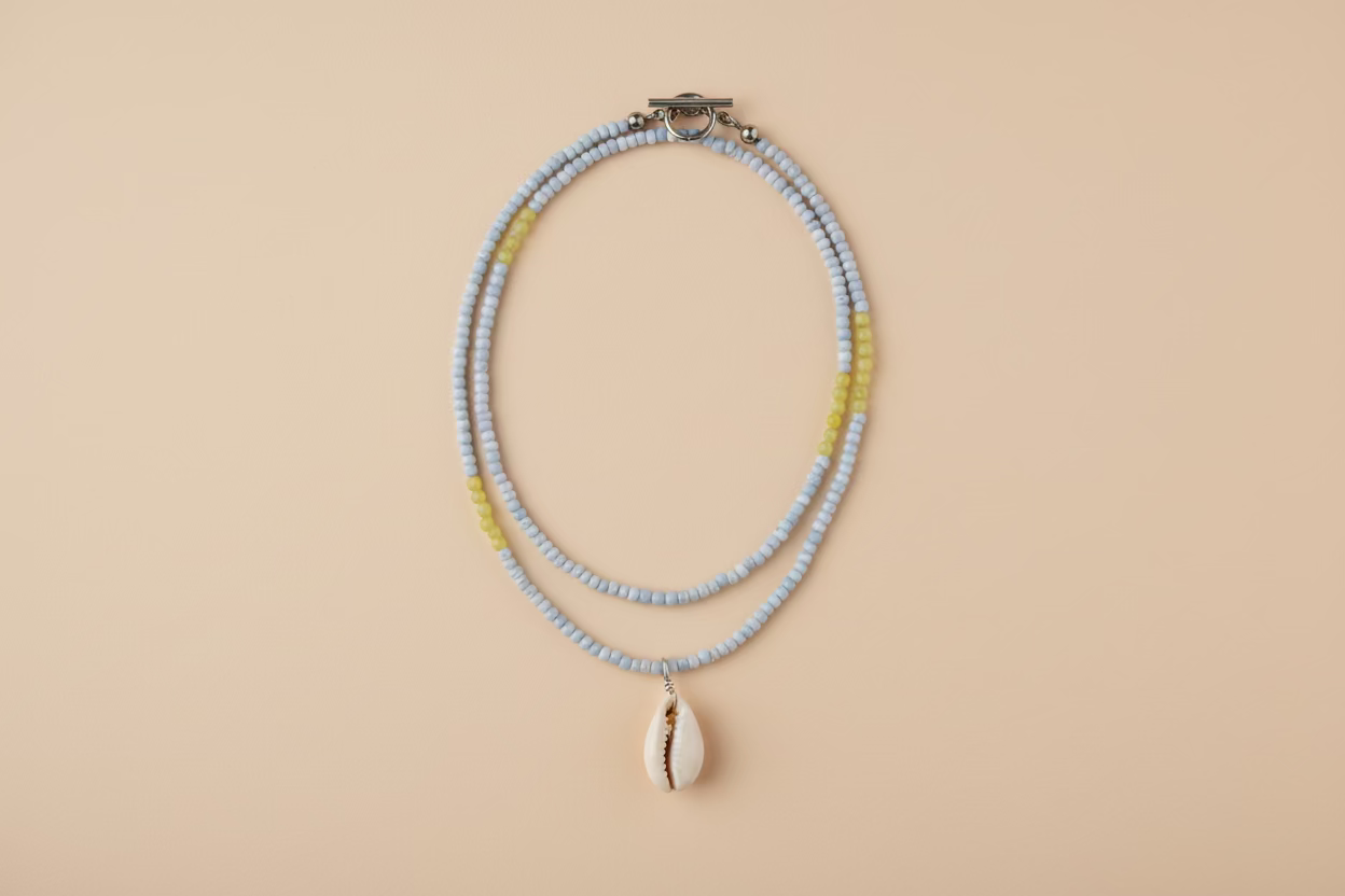 Sea Jasper Wrap necklace