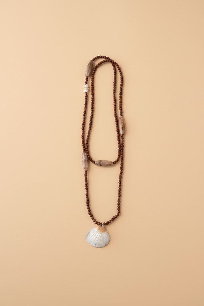 Coral Wrap Necklace
