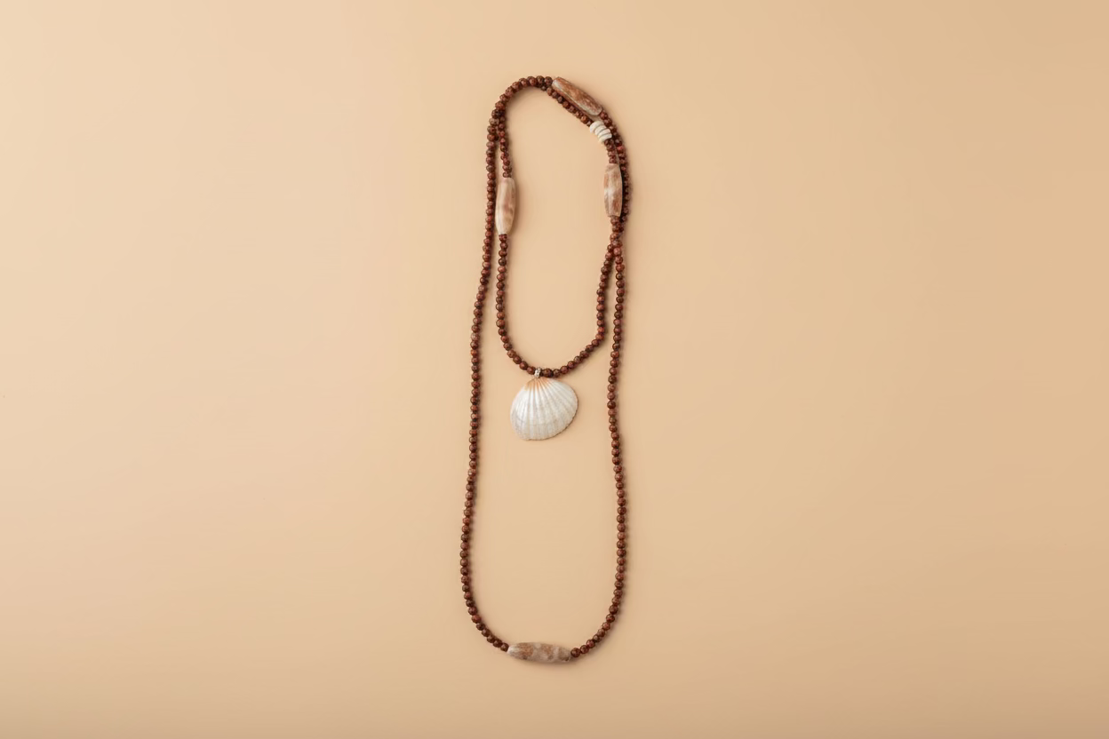 Coral Wrap Necklace