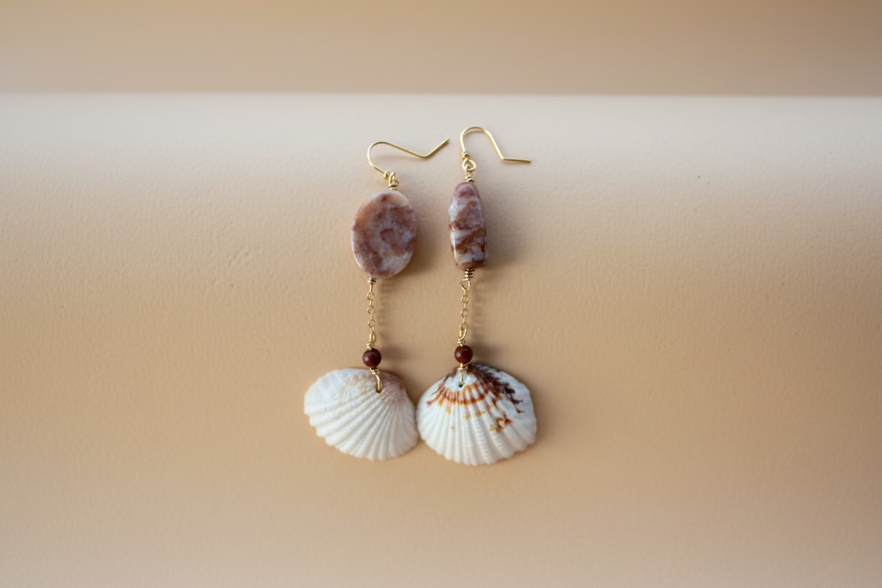 Coral Earrings